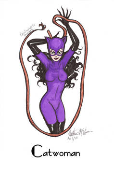 Purple Suit Catwoman