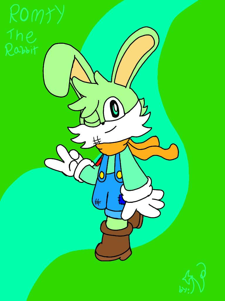 Romty the rabbit redesign by Npartwork1011 on DeviantArt