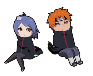 Konan and Pein by Oshawat19