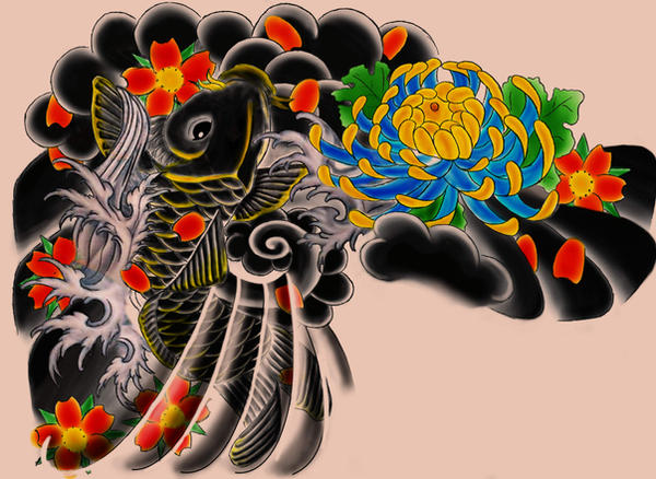 Japanese Tattoo design by Perpetuum-Mobile on DeviantArt