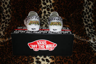 Custom Tattooed Vans Back Side