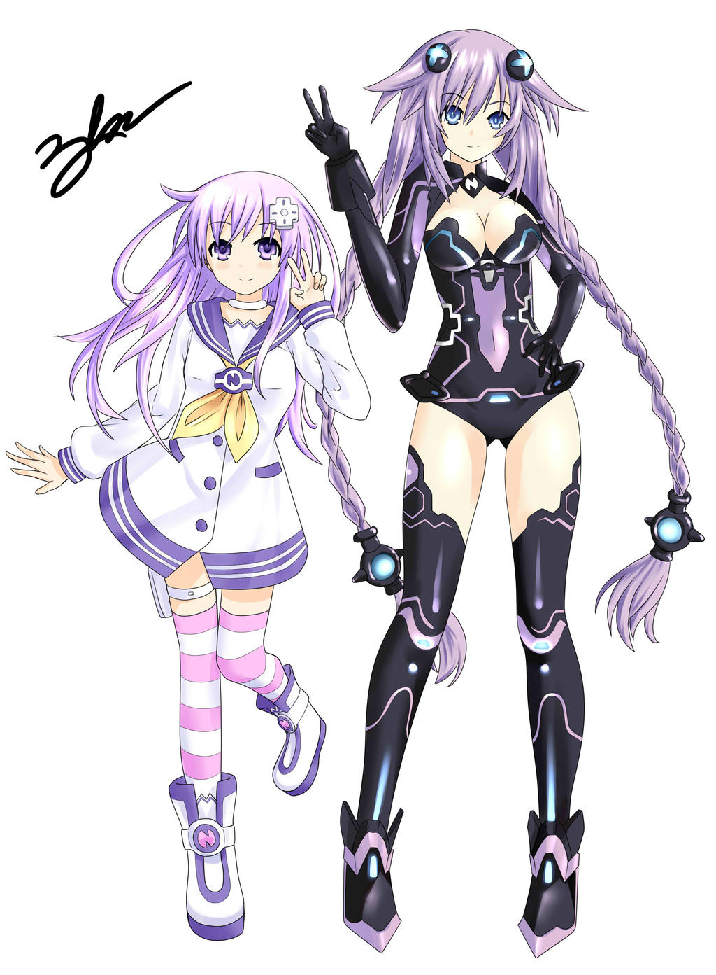 Neptune and Nepgear