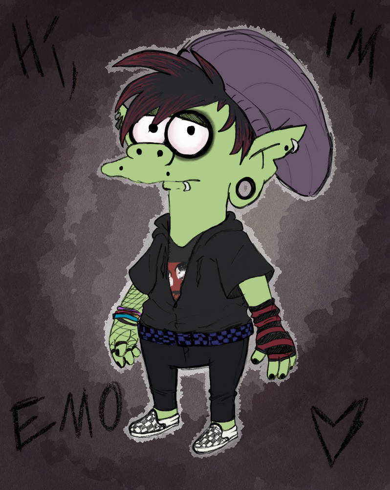 Emo Elfo by burning-rosary on DeviantArt