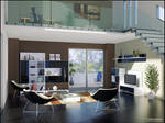 3D TV Roomset 3 by FEG