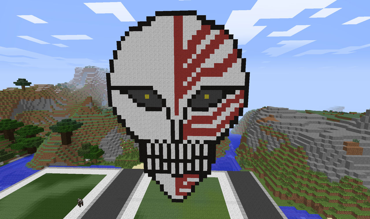 Minecraft Bleach Ichigo Hollow Mask By Neodrash On Deviantart Minecraft Bleach Ichigo Hollow Mask By Neodrash On Deviantart