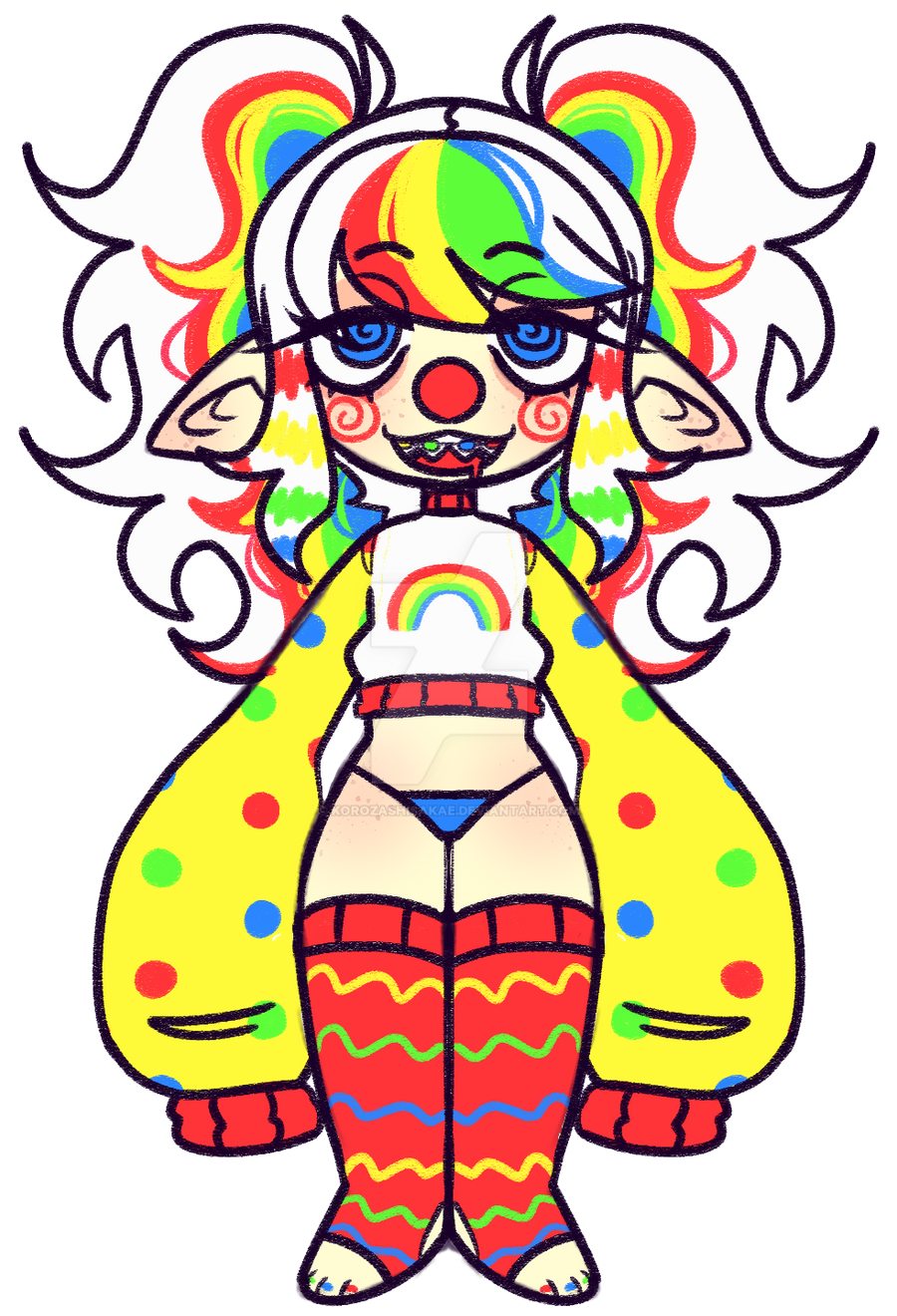 Clown Color/texture Primary Color Clown by Korozashisakae on DeviantArt