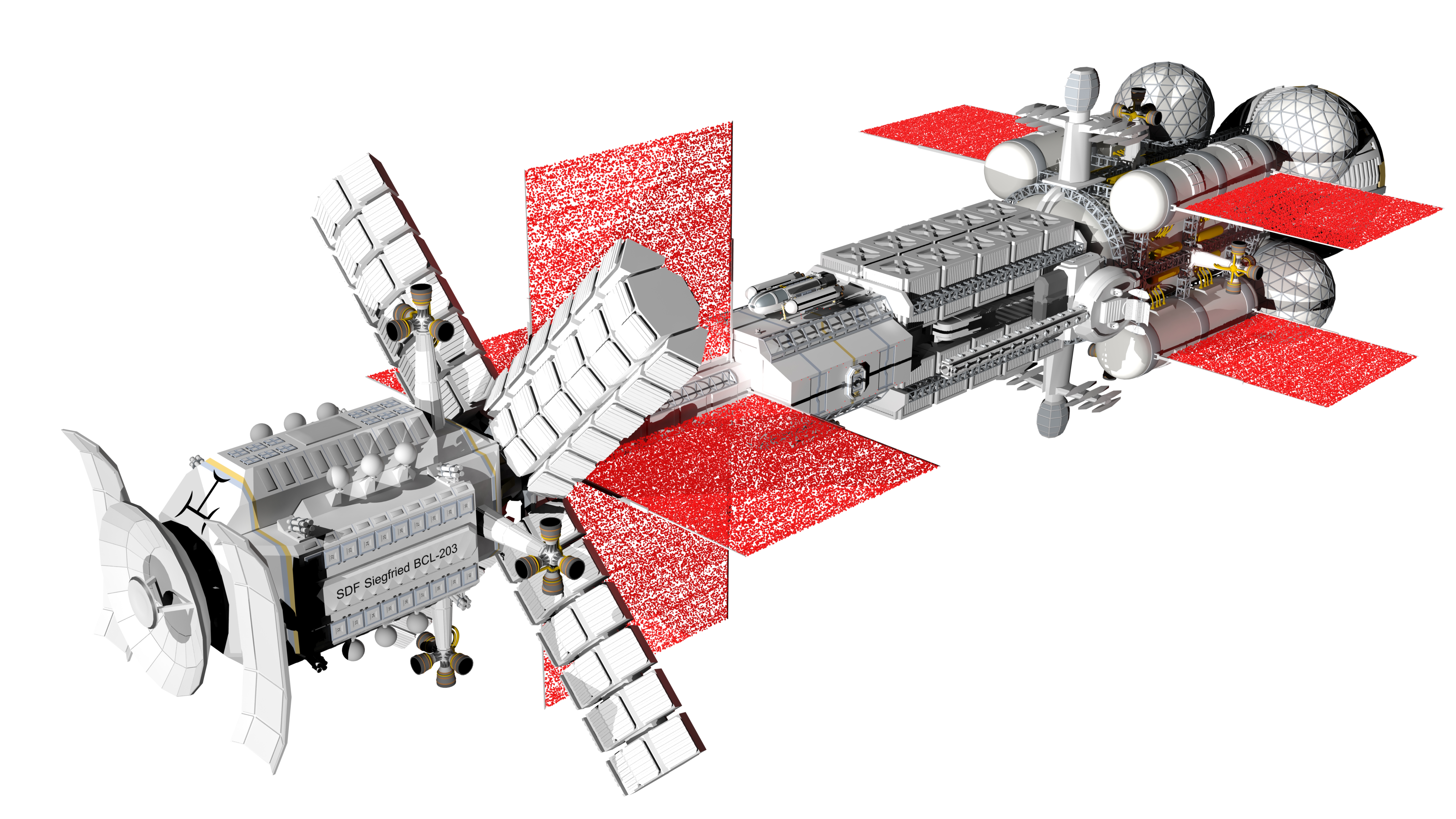 Sort of realistic space battlecruiser 3