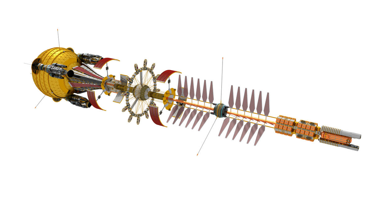 Besson Class Transport Jovian transport ship Besson - Cargo 4 by Do-Mo on DeviantArt