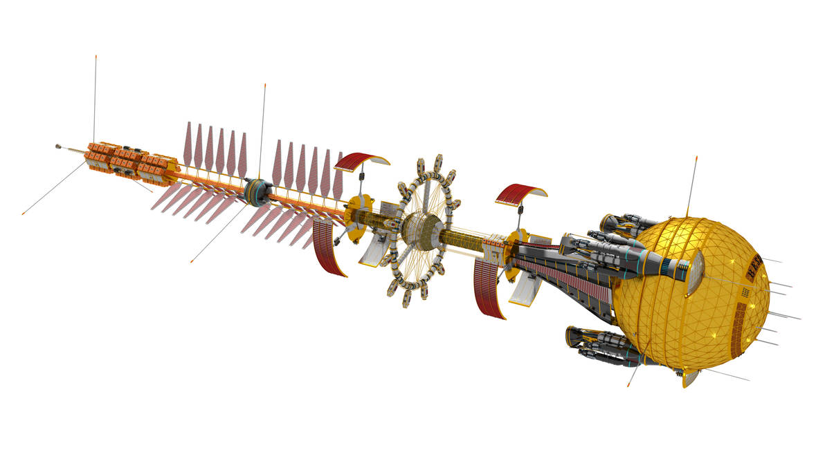 Besson Ship Jovian transport ship Besson - Cargo 1 by Do-Mo on DeviantArt