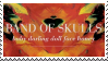 Band of Skulls stamp