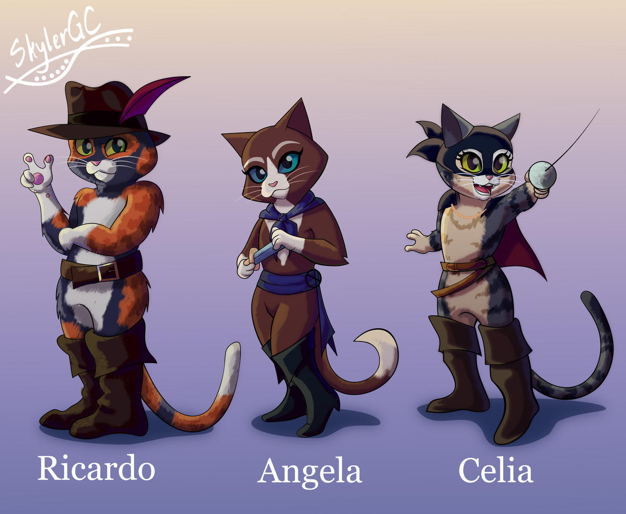 The Kittens Of The Puss In Boot And Kitty By Skyler GC On DeviantArt the-kittens-of-the-puss-in-boot-and-kitty-by-skyler-gc-on-deviantart