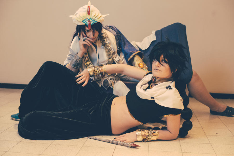 The labyrinth of Magic - Judal X Sinbad II