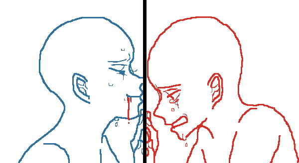 photo Drawing Base Couple With Hair couple icon base by mintymagic74 on
