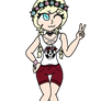 Flower crown outfit Makayla version 1