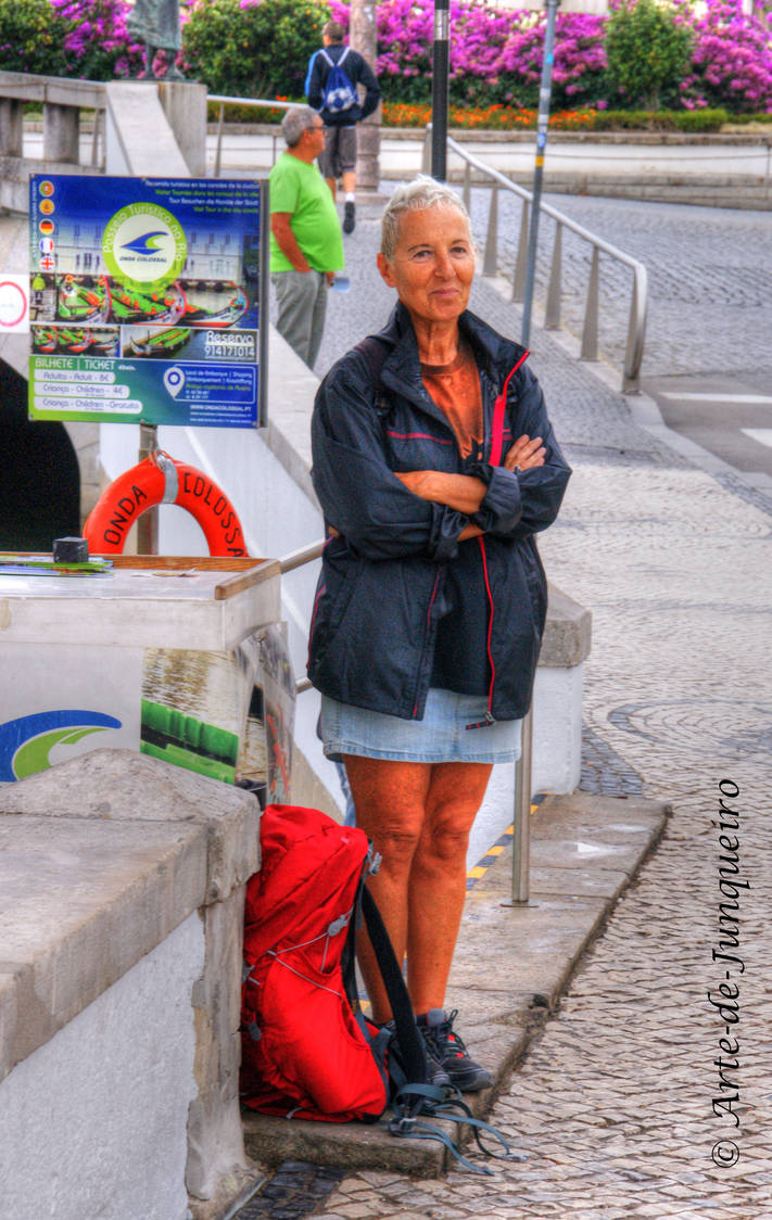 Waiting for the boat - not the bus! by Arte-de-Junqueiro