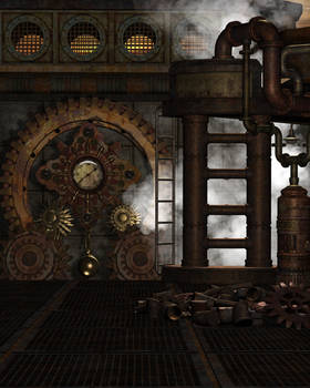 Steampunk Background 5