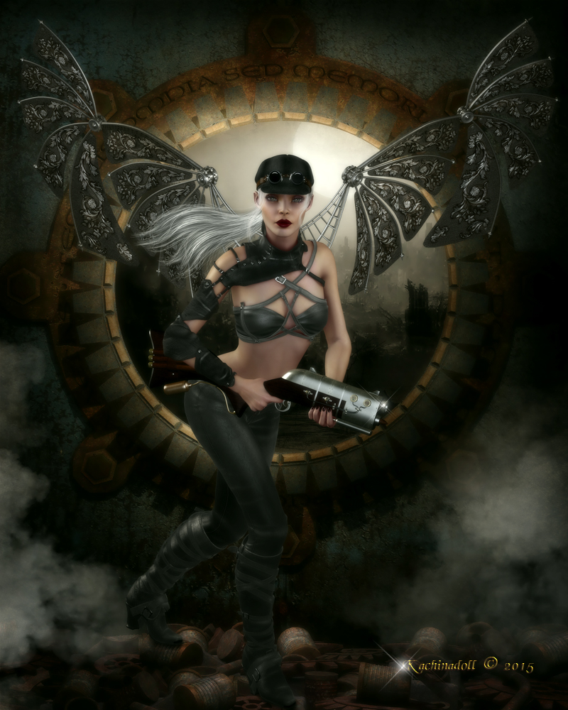 Steampunk Badlands by Kachinadoll