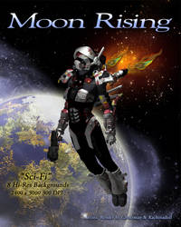 Moon Rising - Sci-Fi Backgrounds