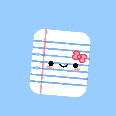 Kawaii Notebook Paper