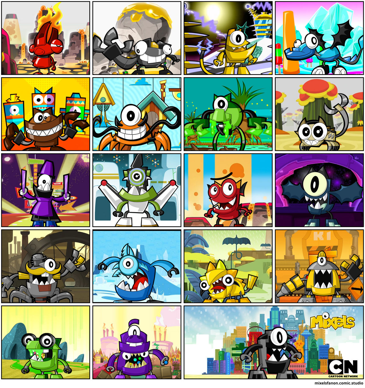 All Mixels Together by s870599 on DeviantArt