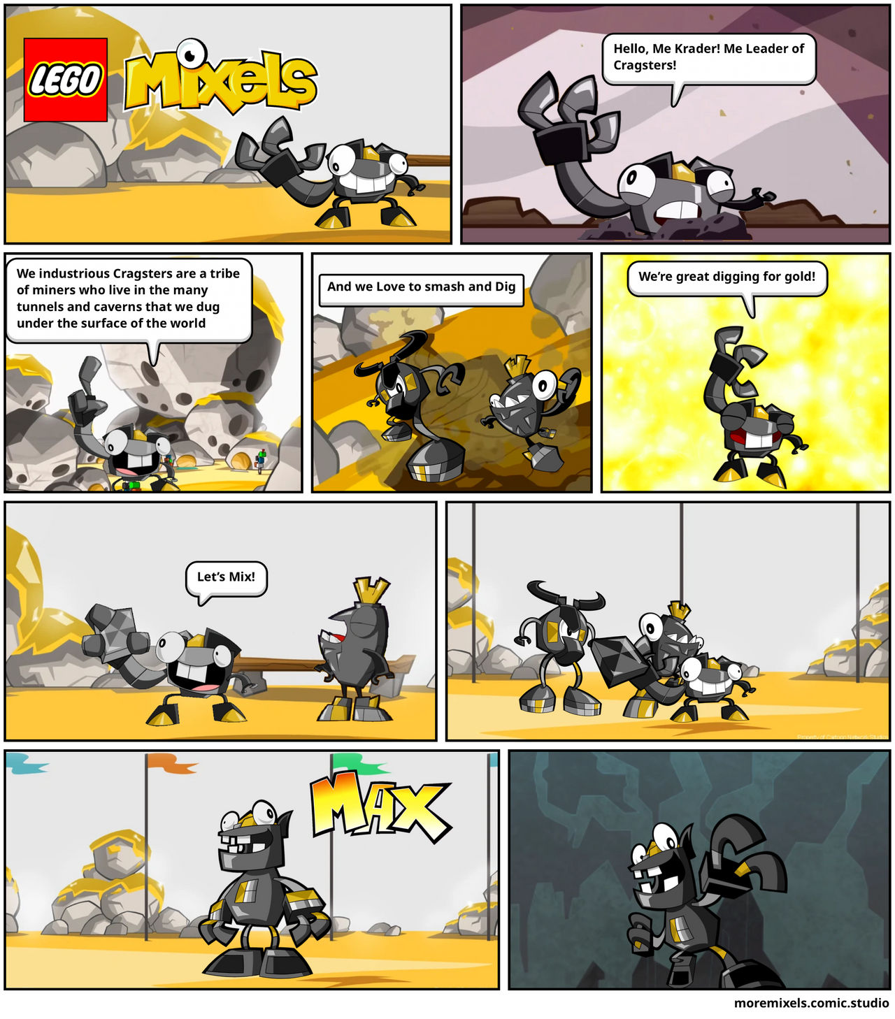 Mixels Mix's Deviantart Mixels Comic Adventures: Cragsters by s870599 on DeviantArt