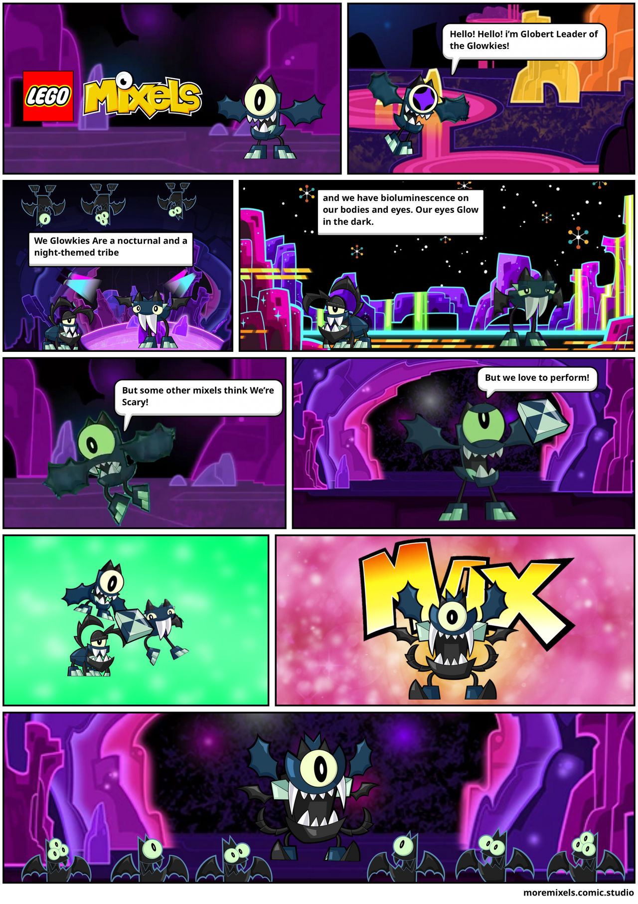 Mixels Mix's Deviantart Mixels Comic Adventures: Glowkies by s870599 on DeviantArt
