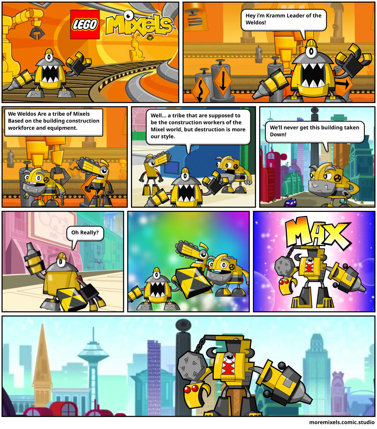 Mixels Intro Comic Studio Mixels Comic Adventures: Weldos by s870599 on DeviantArt