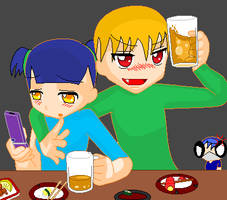 Drunken Keroro And Me