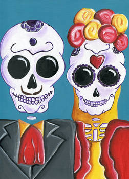 Day of the Dead Couple