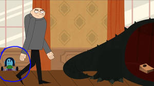 Ruby Gillman easter egg in Despicable Me Remake