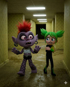 Queen Barb and Cruise in Backrooms