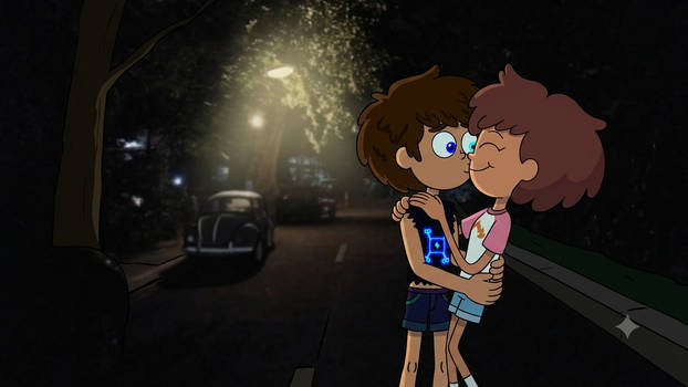 Bilynz Doorman Kiss Anne Boonchuy in Dark Streets