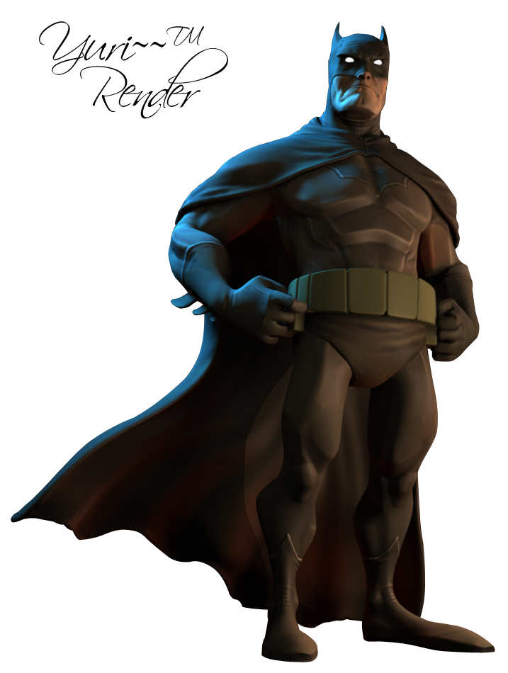 Batman Back Render Batman Render by YuriLongaray on DeviantArt