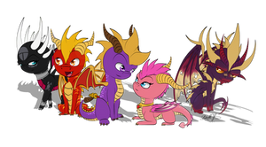 Spyro Gang Chibis