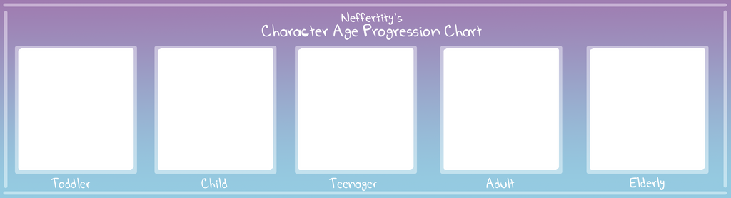 Character Age Progression Chart [Blank]