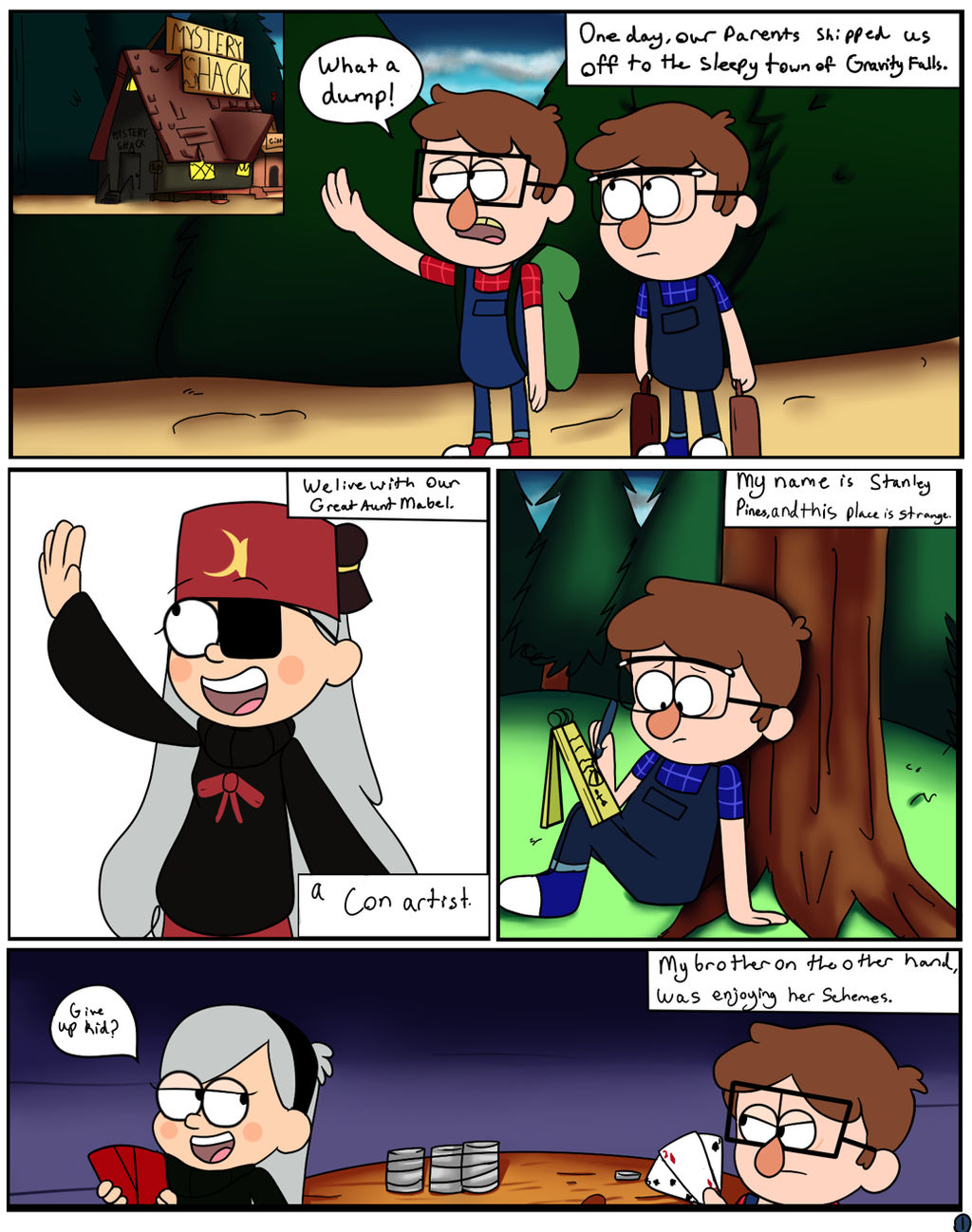 COMIC AU to Gravity Falls! by ATRSAWoGMLPfan on DeviantArt
