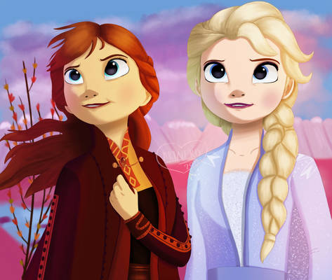 Anna and Elsa {FROZEN 2}