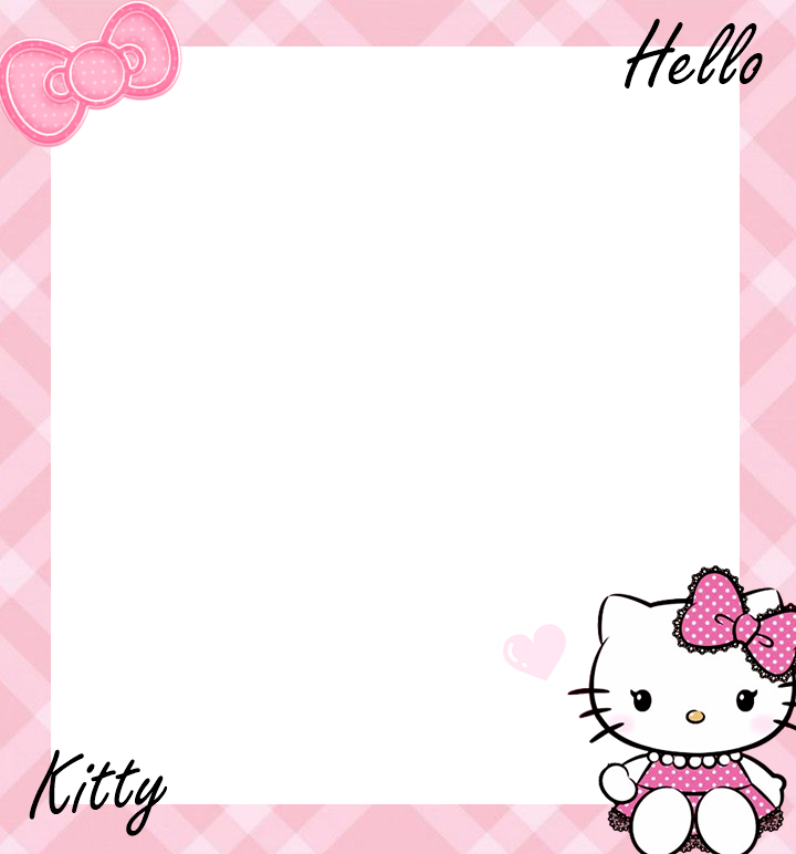 Hello Kitty Pink Style Frame by Mumurini on DeviantArt