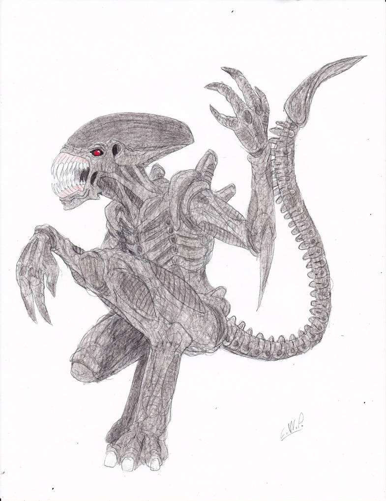 Unfriendly Alien Unfriendly Alien Nasty (Color) by cwpetesch on DeviantArt