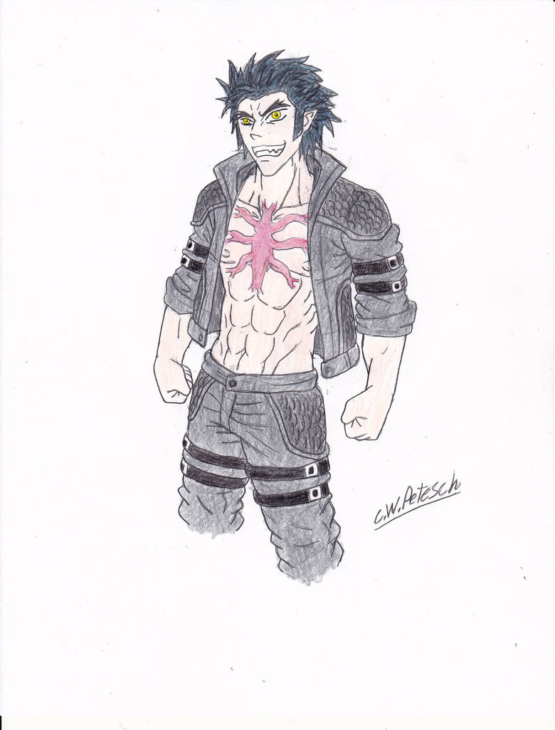 Godzilla Human Form Color by cwpetesch on DeviantArt