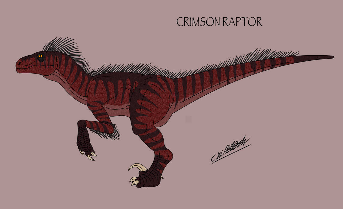 Crimson Raptor by cwpetesch on DeviantArt