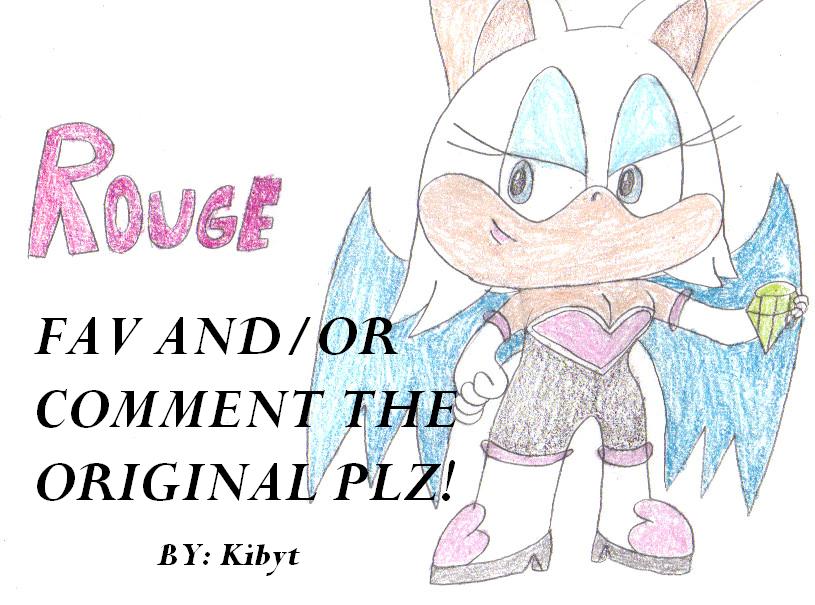 rouge the bat by Kirbyt