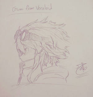 Gumi From Vocaloid FanArt XD