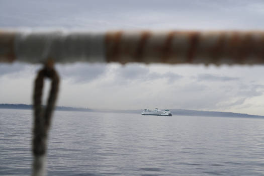 Passing Bainbridge Ferry