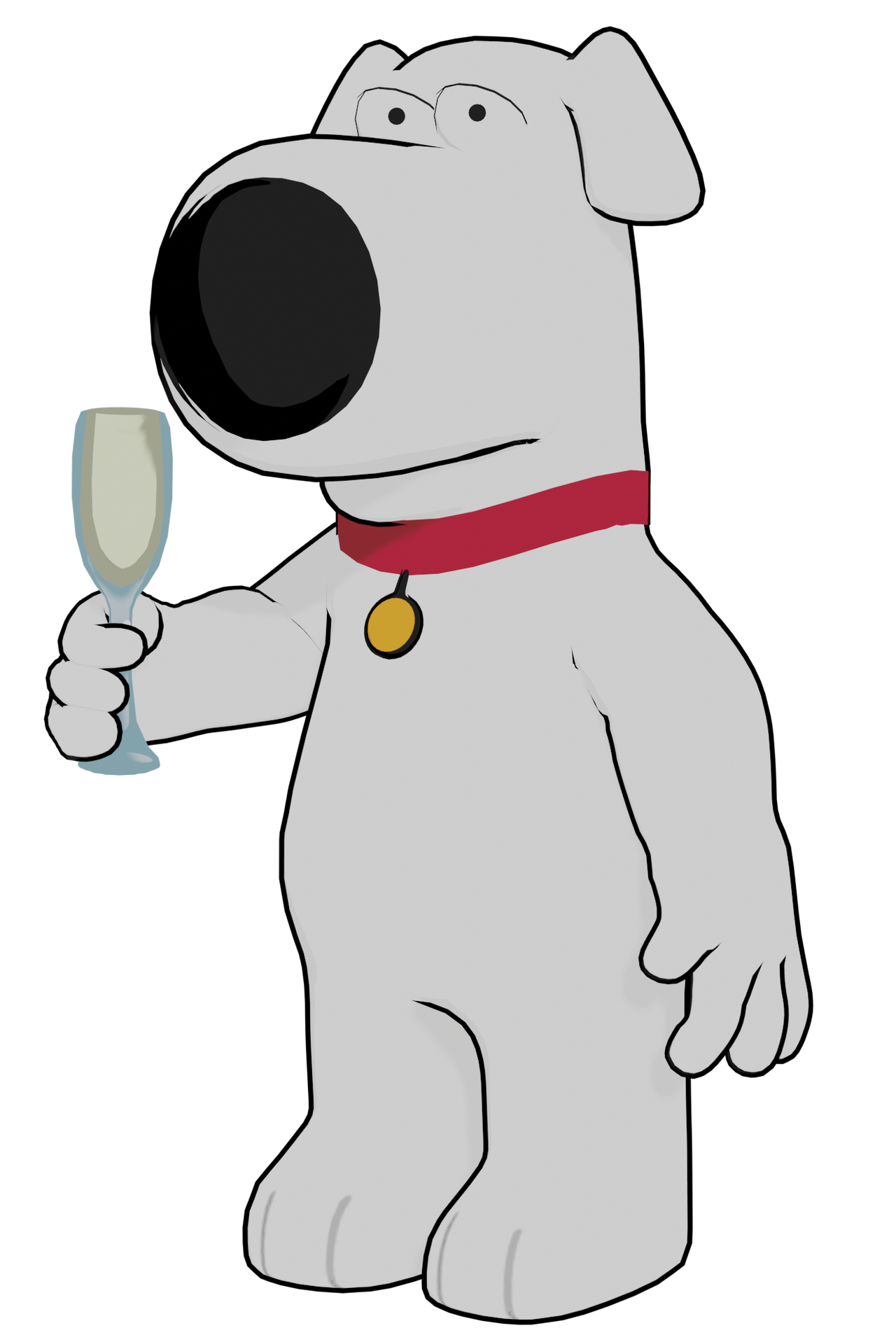 Commission -Brian Griffin by DevCakeProductions on DeviantArt