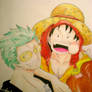 Luffy and Zorro