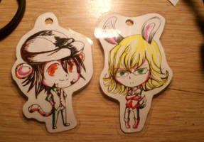 Tiger and Bunny Keychains!!