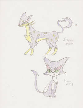 Purrloin, and Liepard 509-510