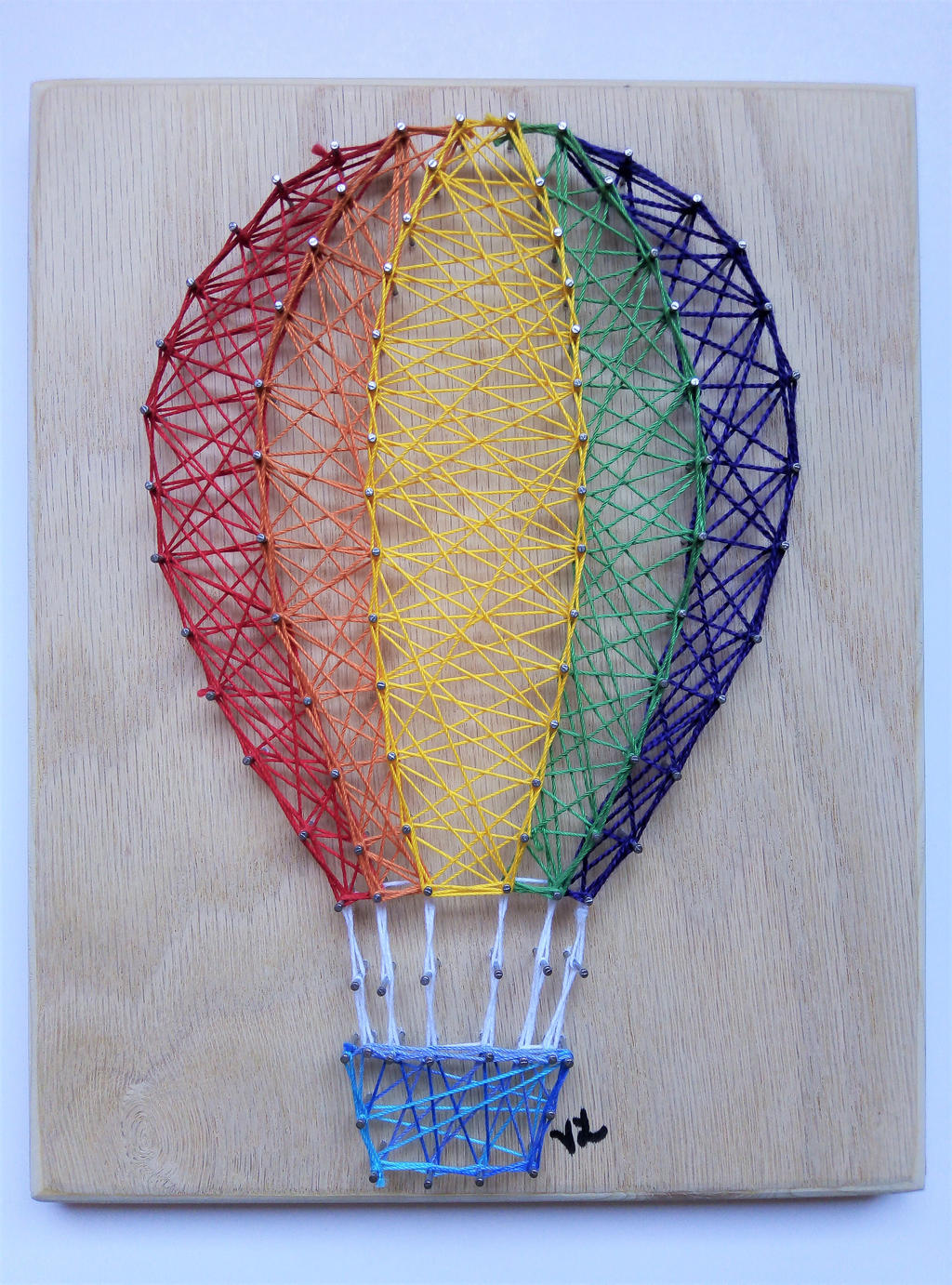Hot Air Balloon String Art by bluebegonia on DeviantArt