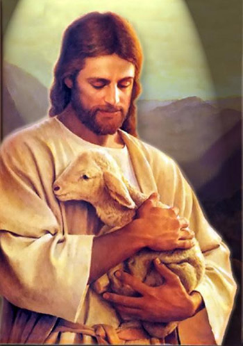 Jesus and the lamb